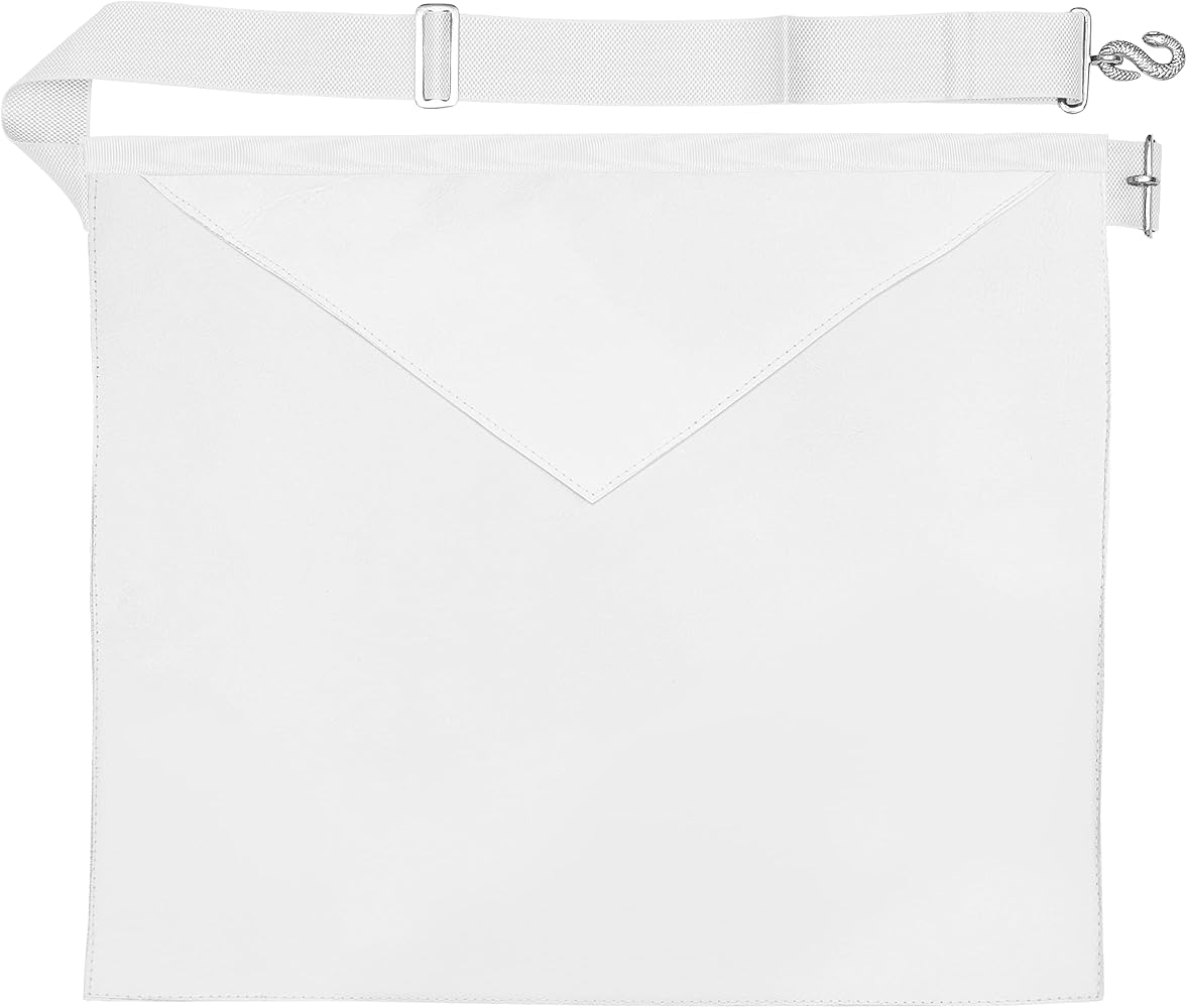 White Apron (Leather) Genuine Leather Apron
